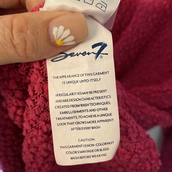 Seven7- pink soft long sweater size XXL - Picture 8 of 9